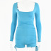 autumn tight sports square neck jumpsuit feminine nihaostyles clothing wholesale NSFD70774