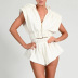 summer female loose bat sleeve shoulder pad sports suit nihaostyles clothing wholesale NSFD70781