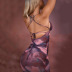 women s summer printed tight-fitting backless suspender dress nihaostyles clothing wholesale NSFD70810