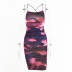 women s summer printed tight-fitting backless suspender dress nihaostyles clothing wholesale NSFD70810
