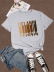 Large size letter printing short-sleeved t-shirt nihaostyles clothing wholesale NSXPF70858