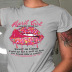 Large sizepink big lips printed short-sleeved t-shirt nihaostyles clothing wholesale NSXPF70866