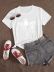 Large size white angel printing short-sleeved t-shirt nihaostyles clothing wholesale NSXPF70869