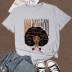 alphabet girl printed short-sleeved t-shirt nihaostyles clothing wholesale NSXPF70874