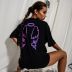 new women s wings printed loose shoulder sleeves loose T-shirt nihaostyles clothing wholesale NSGMY70886