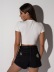 Women s Map Printed Casual Short Sleeve Slim T-shirt nihaostyles clothing wholesale NSGMY70934