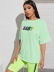 women s letter printing casual short-sleeved T-shirt nihaostyles clothing wholesale NSGMY70935