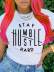 Ladies Print Letter Round Neck Short Sleeve T-shirt nihaostyles clothing wholesale NSZZF70958