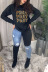 ladies printed letters round neck long-sleeved sweatshirts nihaostyles clothing wholesale NSZZF70970