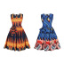 Summer New Printed Zipper Women s Sleeveless Dress nihaostyle clothing wholesale NSMDF71106