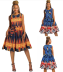 Summer New Printed Zipper Women s Sleeveless Dress nihaostyle clothing wholesale NSMDF71106