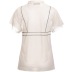 wholesale clothing Nihaostyles bikini print beach sunscreen shirt loose short sleeve see-through T-shirt NSGMY65816