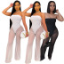 wholesale clothing Nihaostyles sexy solid color high elasticity jumpsuit NSCN65885