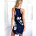wholesale women s clothing Nihaostyles round neck print suspender sleeveless dress NSXIA66252