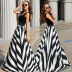 wholesale women s clothing Nihaostyles Mopping Striped Sleeveless Dress NSXIA66249