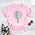 wholesale clothing vendors Nihaostyles hot air balloon print round neck slim T-shirt NSYAY66782