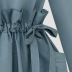 wholesale women s clothing Nihaostyles Stitching Color Stitching Waist Ruffle Loose Long Sleeve Dress NSJR66105