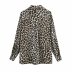 wholesale women s clothing Nihaostyles summer leopard print satin shirt  NSAM66293