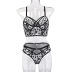 Slimming Lace Embroidered Tight-Fitting Slim-Fit Set NSWY66322