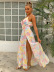 wholesale clothing vendors Nihaostyles printing halter strap split dress NSYI66330