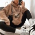 wholesale clothing vendors Nihaostyles long-sleeved casual eagle print hooded pullover sweater  NSXL66391