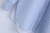 Proveedores de ropa al por mayor camisa suelta a rayas de costura de verano Nihaostyles NSAM66463