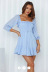 wholesale clothing vendors Nihaostyles summer ruffle elastic dress NSAM66465