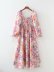 wholesale clothing vendors Nihaostyles short-sleeved flower print dress  NSAM66469