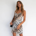 nihaostyle clothing wholesale Summer Women s Fashion Print Leopard Print Sleeveless Sexy Slim Sling Dress NSSUO66524