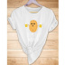 Potato Print Casual Short-Sleeved T-Shirt NSYAY66778