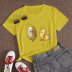 wholesale clothing Nihaostyles cute potato print casual short-sleeved T-shirt  NSYAY67094