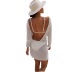 Nihaostyle Clothing Wholesale nuevo vestido de playa sin espalda sexy de verano NSQYS66605