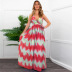 Nihaostyle Clothing Wholesale Striped print dress NSHYG66703