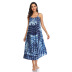 Nihaostyle Clothing Wholesale summer new style sling floral long skirt dress NSHYG66716