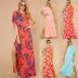 Nihaostyle Clothing Wholesale Sexy One-shoulder Sleeve Floral Dress NSHYG66739