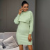 wholesale clothing vendors Nihaostyles knitted dress two-piece set  NSBY66743