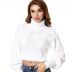wholesale clothing vendors Nihaostyles loose solid color turtleneck pullover sweater  NSBY66746
