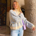 wholesale clothing vendors Nihaostyles V-neck knitted cardigan sweater NSBY66748