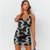 wholesale clothing vendors Nihaostyles sexy bag hip print dress NSBY66749