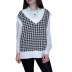wholesale clothing vendors Nihaostyles houndstooth V-neck loose casual knitted vest NSBY66761