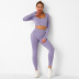 Seamless Hip-lifting High-waist Tight-fitting Yoga Sports Set NSNS66814