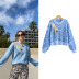 Printed Long Sleeve Sweater NSSX66966