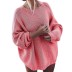 Solid Color Knitting Loose Sweater NSSX66970