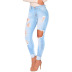 nihaostyle clothing wholesale fashion all-match stretch high-waist denim jeans NSSF66990