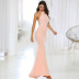 wholesale women s clothing Nihaostyles Sexy Halter Halter Lace Wedding Dress Long Dress NSYSM66997