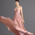 wholesale women s clothing Nihaostyles Deep V Halter Sexy Slim Thin Chiffon Dress NSYSM67004