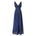 wholesale women s clothing Nihaostyles V-neck halter dress waist mesh dress NSYSM67013