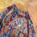 wholesale clothing vendors Nihaostyles loose and thin lapel print all-match shirt NSYID67054