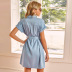 slim belt dress with belt nihaostyles clothing wholesale NSAL72752