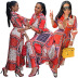 women s print cardigan dress nihaostyles clothing wholesale NSGLS72813